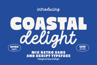 Coastal Delight Font: Your Beachy Design Toolkit