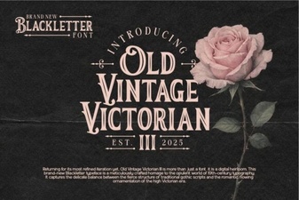 Victorian Era Fonts for Elegant Web Design Projects